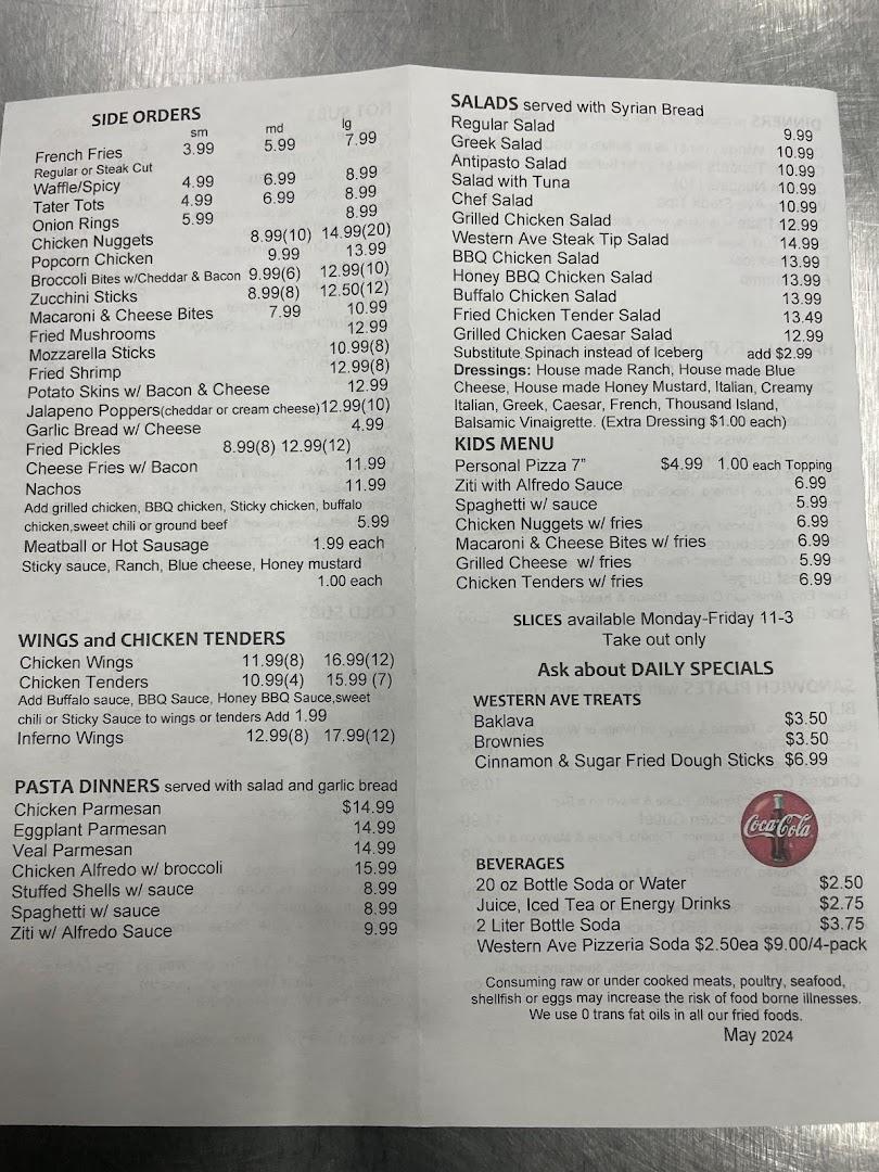 Western Ave Pizzeria